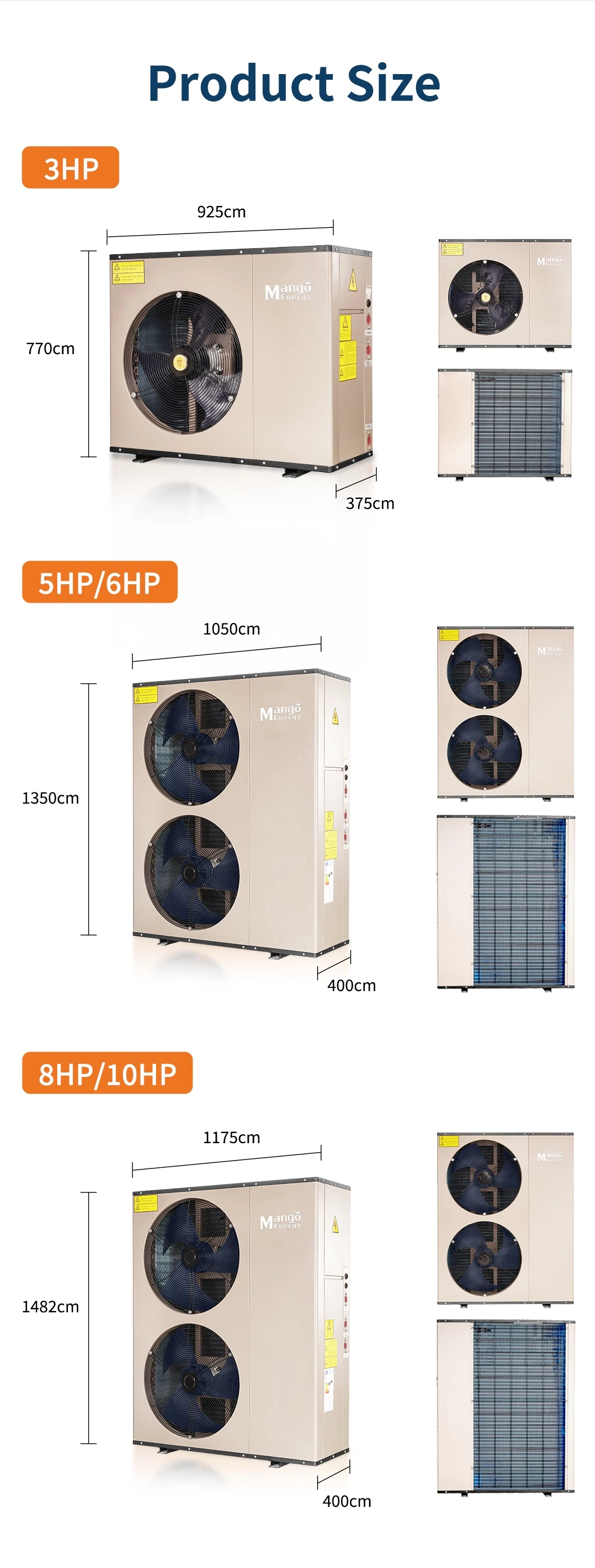 a+++ ERP Air to Water Heat Pump High Cop Heating Cooling Hot Water Heater Solar Panels