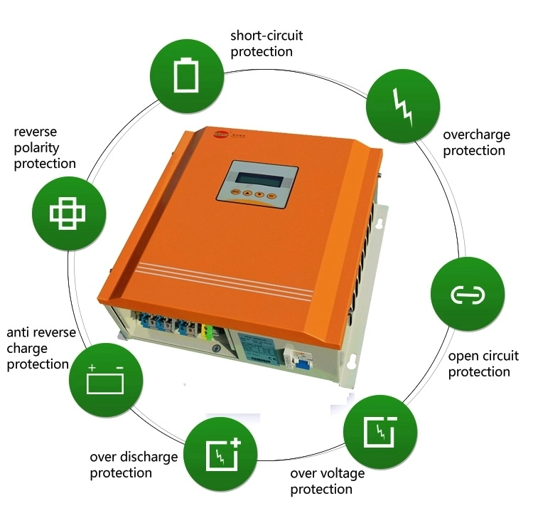 Low Power Explorer Orange 12V/24V/36V/48V MPPT Solar Panel Charge Controller