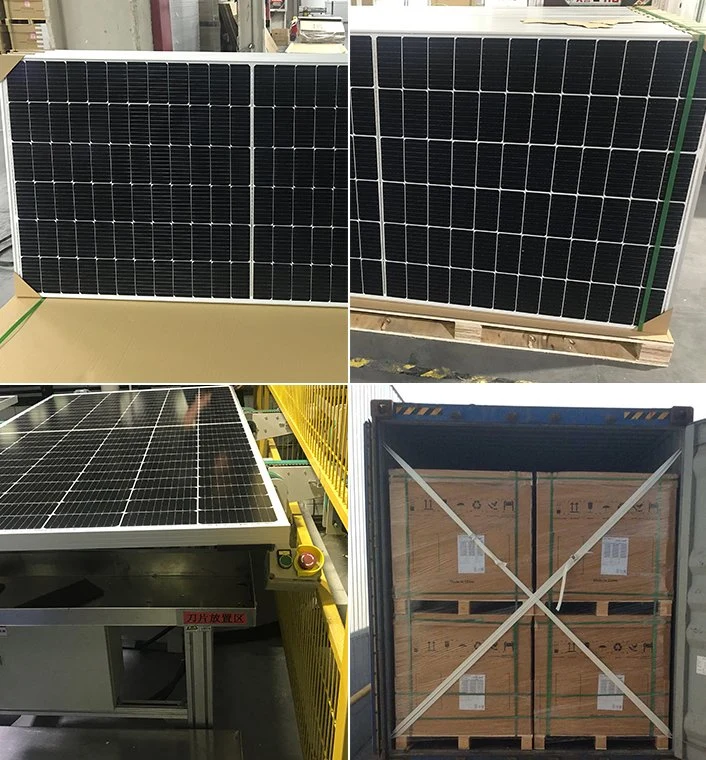 EU Warehouse 580/585/590/595/600W Rooftops PV Systems Trina Tier 1 Mono Module Solar Panel