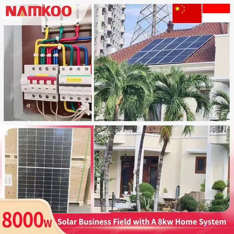 Namkoo Solar Panel on Grid Solar System 30/40/50/60kw Complete Package Kit Solar Power System