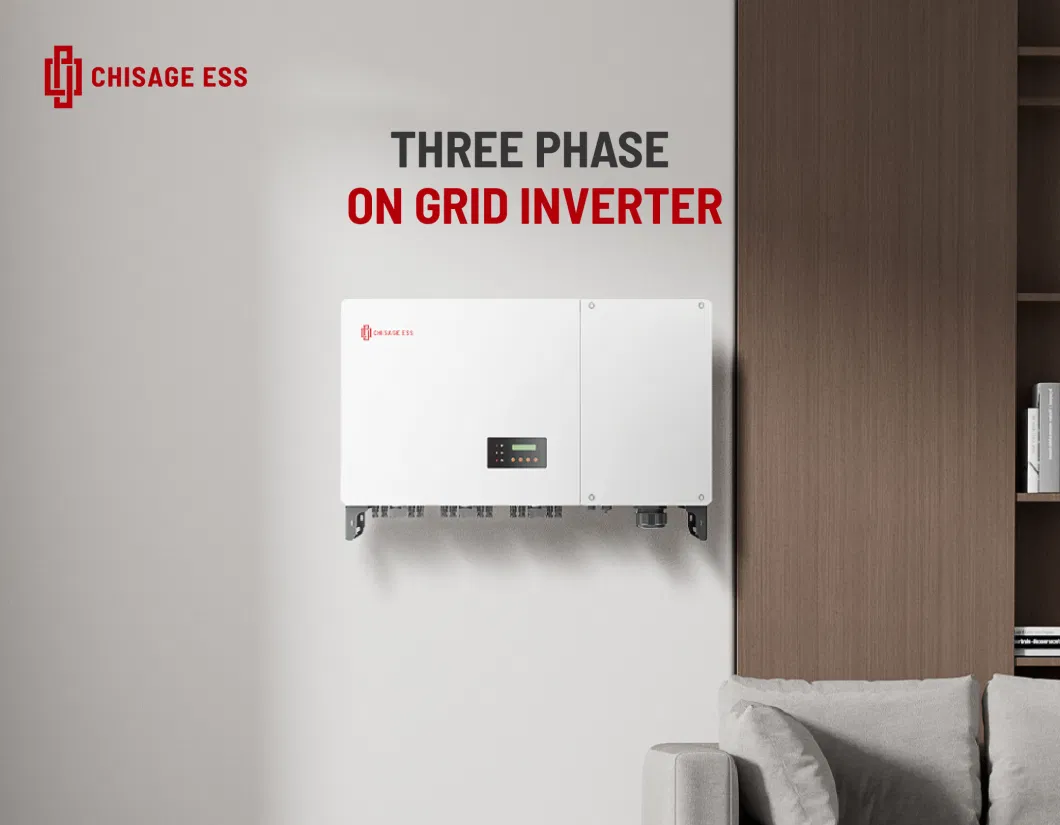 Chisage Ess DC/AC Inverters Grid Tied Solar System on Grid Inverter with IP66 Protection