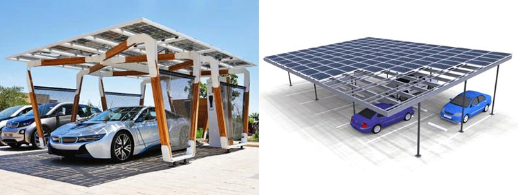 Full Installation Solar Panels Solar Carport Mounting Racking System