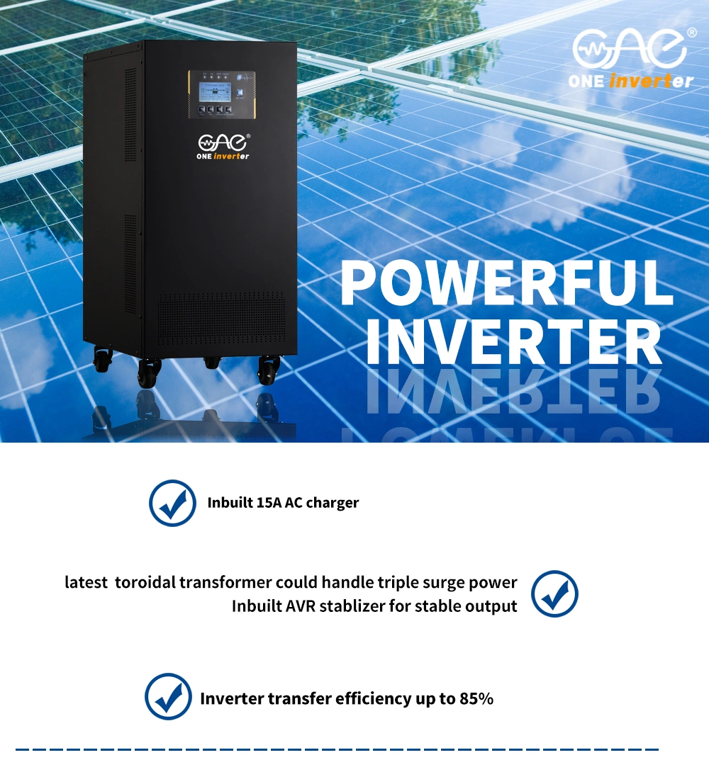 20kw UPS Pure Sine Wave Inverter Backup Power for Solar System