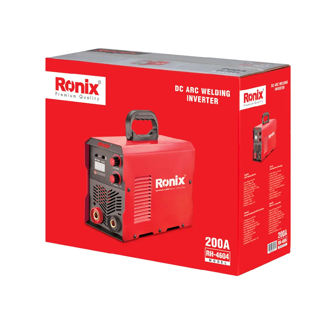 Ronix Model Rh-4604 MMA Welder 200 AMP DC Inverter Arc Welding Inverter