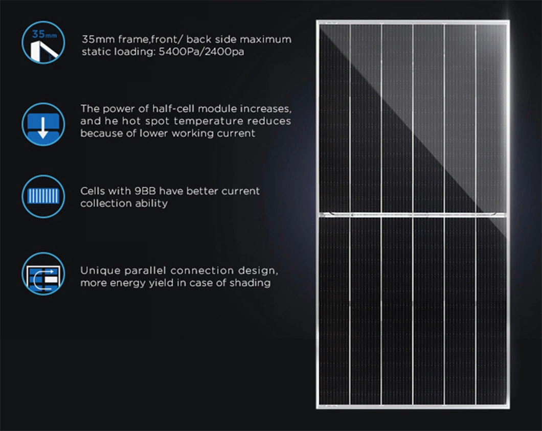 Alltop Cheap Price 5bb 6bb 9bb Hybrid on Grid 435 440 445 450 455 Watt Inverter Home Use Solar Cell Panel