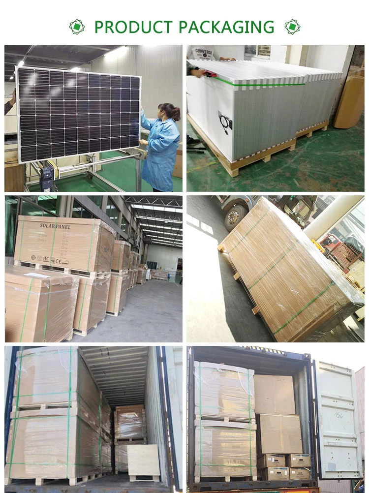 20kw 40kw 60kw 80kw 100kw Mono Solar Panel Rooftop Outdoor Mounted PV Bank Power on Grid and off Grid Solar System