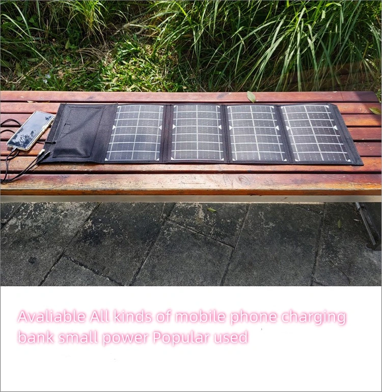 Best Selling 30W 40W 50W Folding USB Solar Panels Charger for Mobile Phone