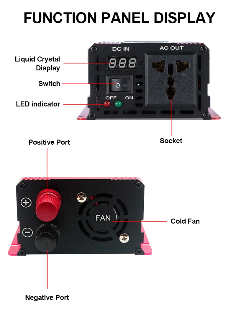 3000W/5000W/6000W Pure Sine Wave Power Inverter