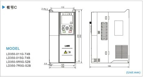 Ld350 Three Phase 380V VFD AC Drive 15kw Frequency Converter Inverter