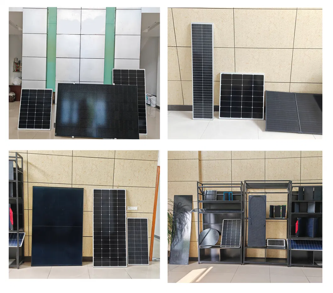 100W Mono Semi-Flexible Solar Panel Pet/ETFE Durable for RV Rooftop