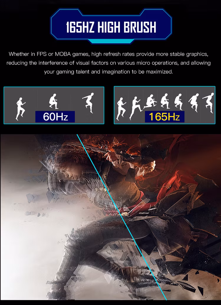 27 Inch LED Black/White Body RGB Lighting 1K/2K/4K 100Hz144Hz/165Hz/200Hz/240Hz Height Adjustable Bracket PC Gaming Monitor