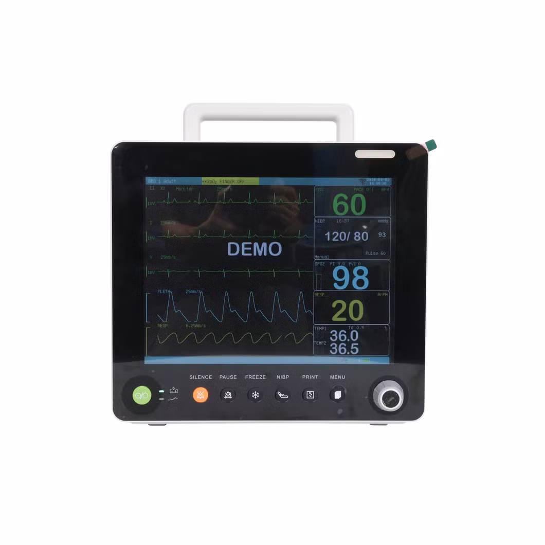 Medical Operation Room 12.1inch Patient Monitor Multi-Parameter Multipara Patient Monitor with Etco2