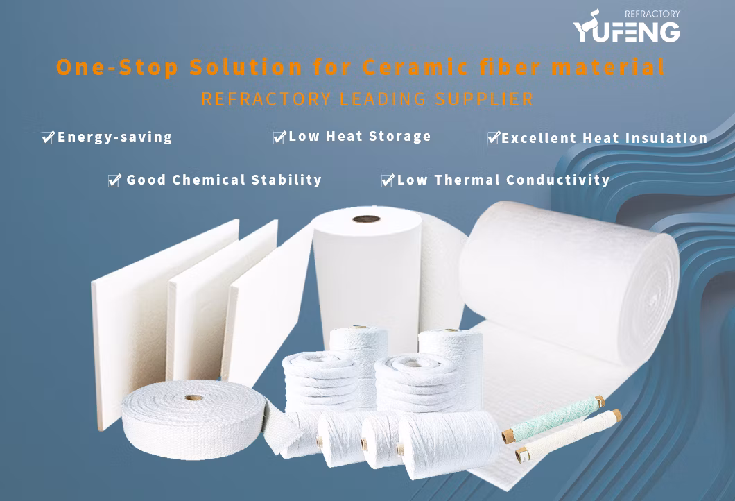 Duct Work High Temperature Insulation Material Ceramic Fiber Pure White Blanket Module