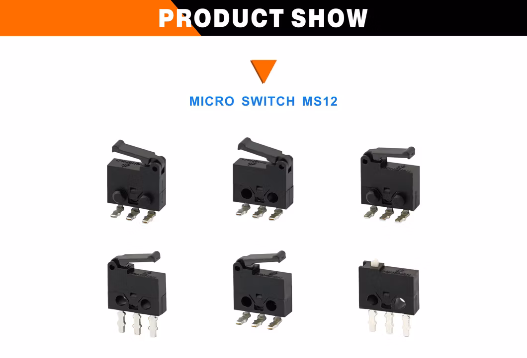 Ms12 Electrical Micro Switch Can Be Installed Vertically and Horizontally