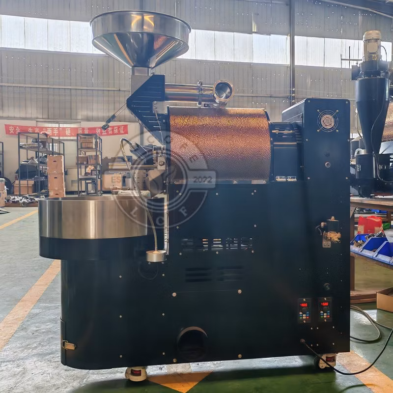 Premium Coffee Roaster Machine for High-Volume Industrial Use Coffee Bean Roaster Electric Gas Heating Peanut Nuts Corn Coffee Roasting Machine