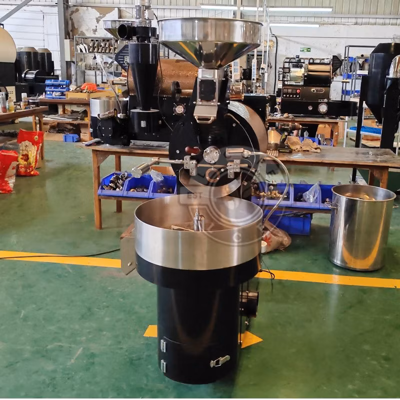 Premium Coffee Roaster Machine for High-Volume Industrial Use Coffee Bean Roaster Electric Gas Heating Peanut Nuts Corn Coffee Roasting Machine
