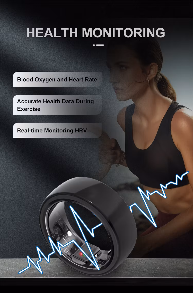 Healthcare Small Electronic Gadgets Blood Pressure Digit Blood Pressure Monitor Heart Rate Sensor Sleep Ring Smart Innovation