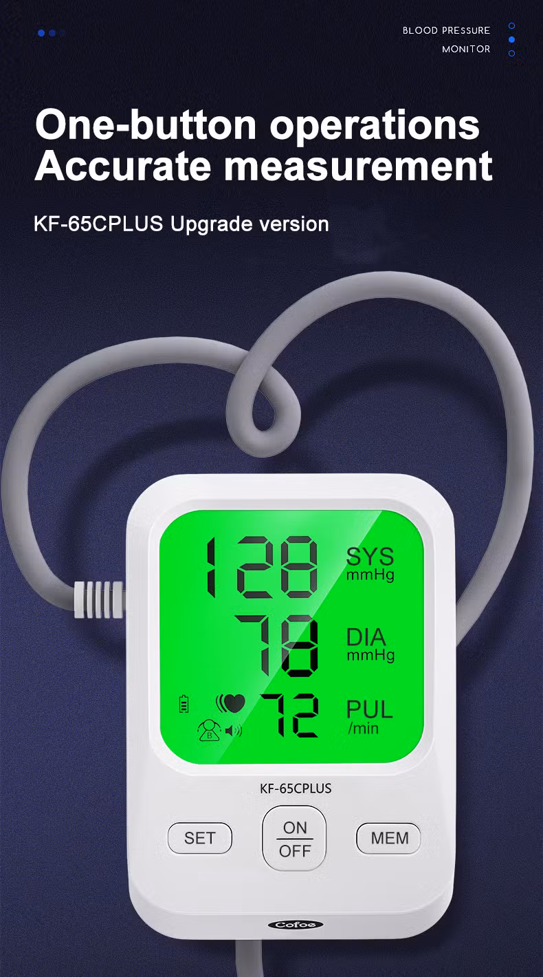 Digital Blood Pressure Monitor 1 Piece Monitor Bp Machine