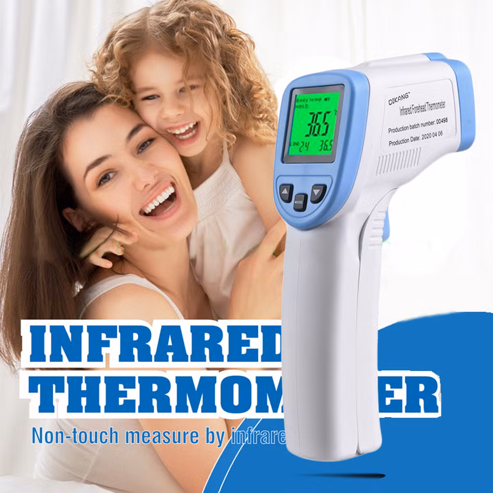 Wholesale Medical Digital Infrared Thermometer Factory Forehead Fever Baby Electric Gun Portable Handheld No Touch Electronic Clinical Thermometer for Baby CE