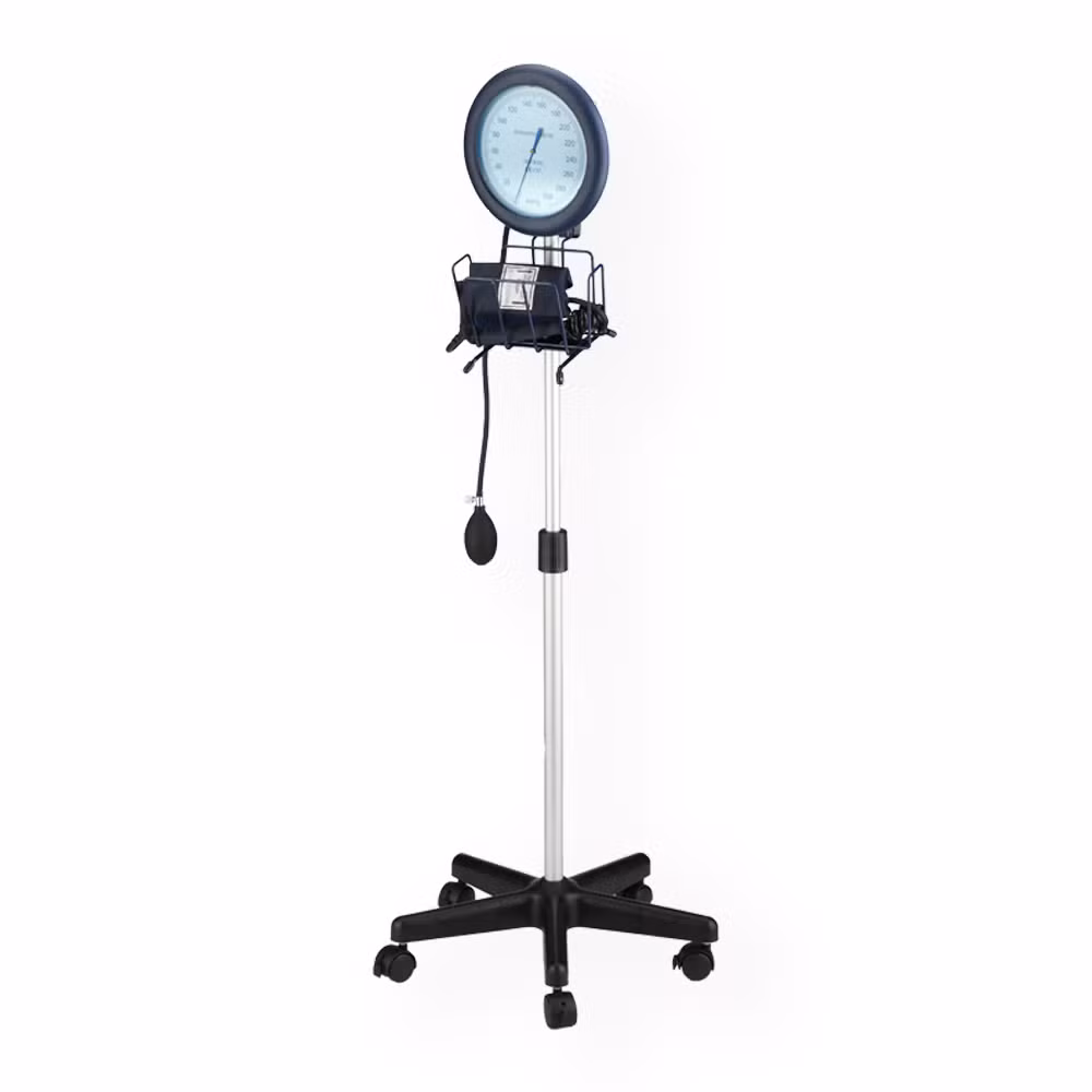 Hospital Quality Diagnosic Stand Type Aneroid Blood Pressure Meter