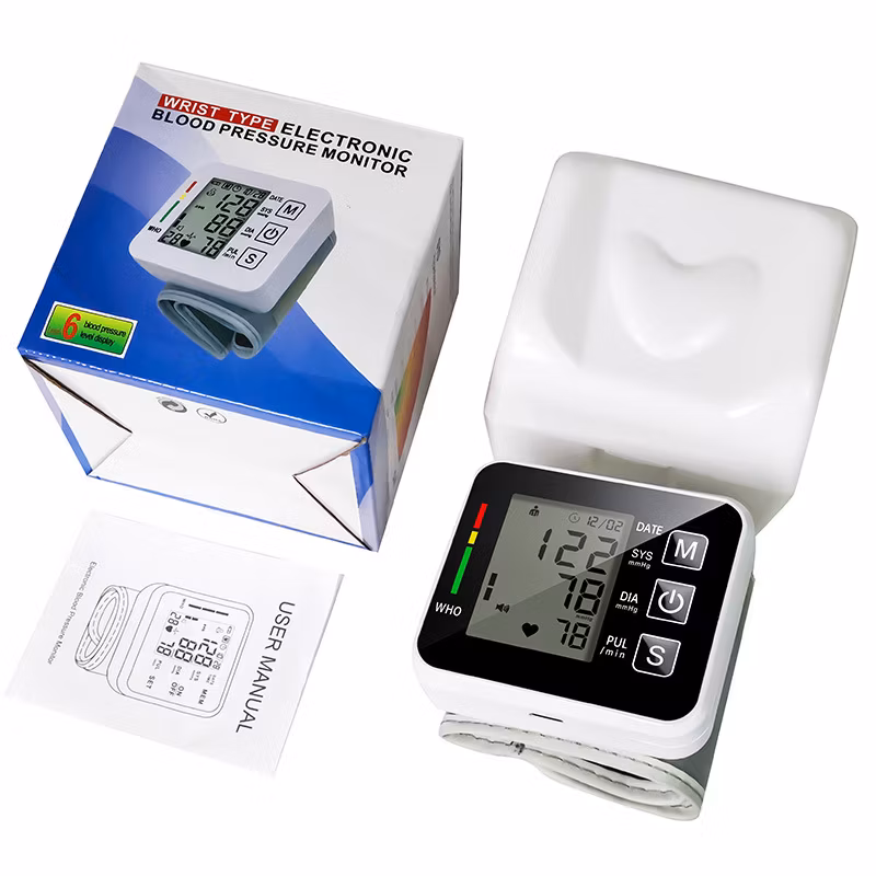 Hand Manual Sphygmomanometer Digital Bp Wrist Blood Pressure Monitor Wrist