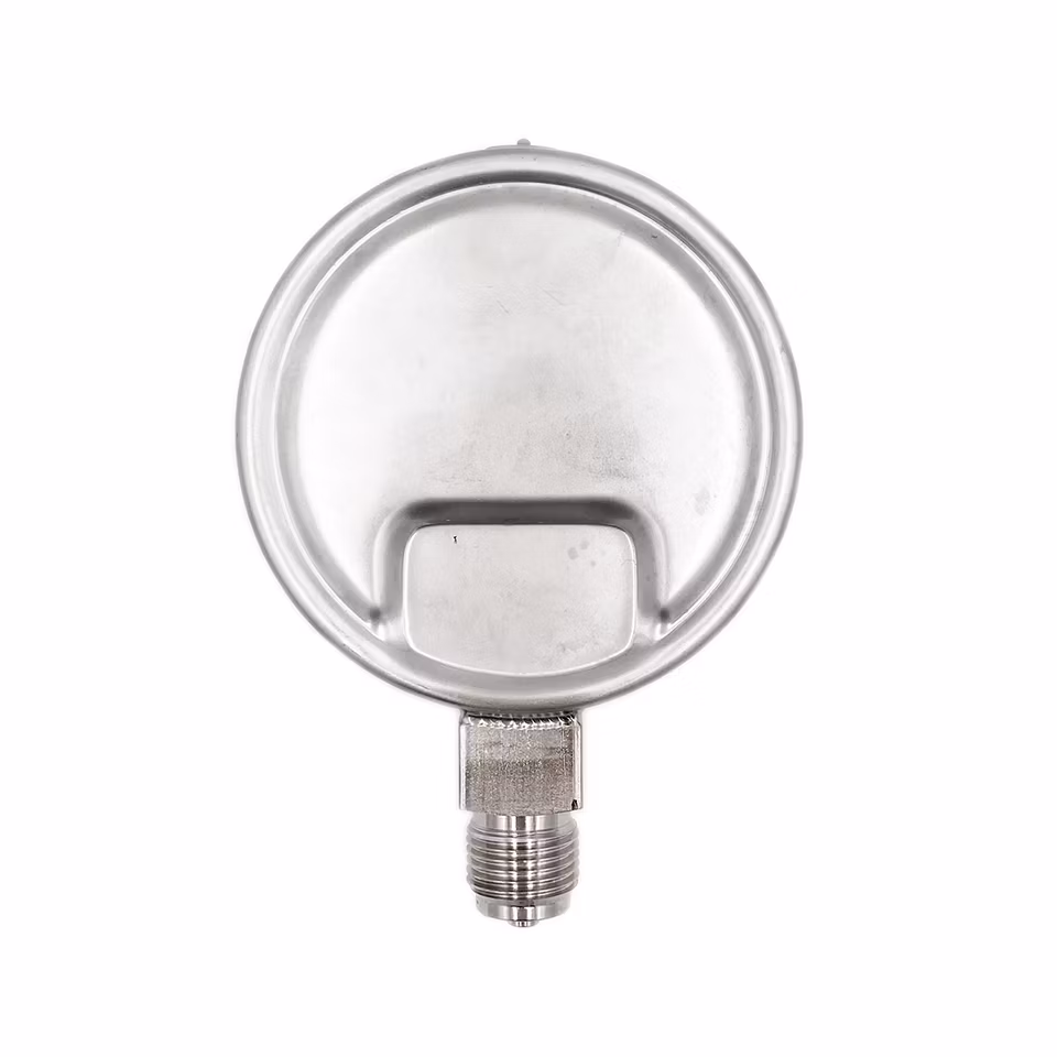 1600bar Hydraulic Oil Filled Pressure Gauge Stainless Steel Case Bottom Connection Manometer