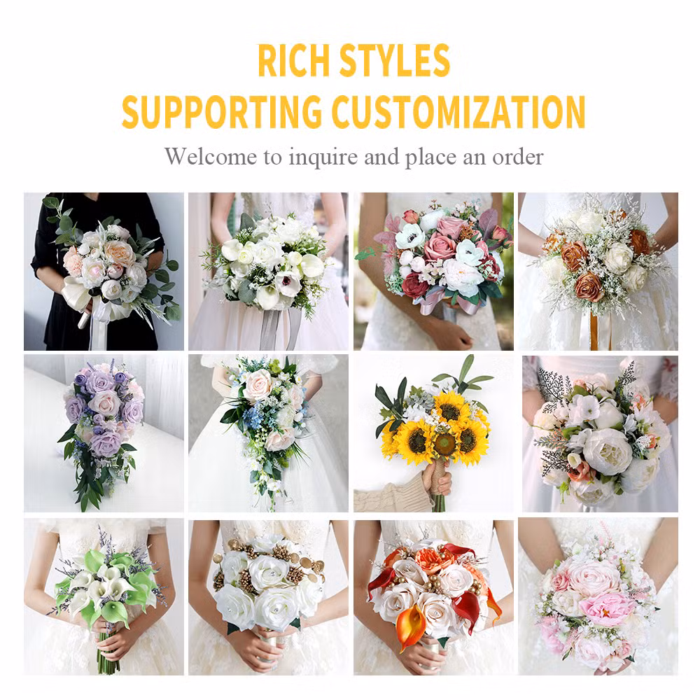 Elegant Cascading Floral Arrangement for Wedding Home Decor