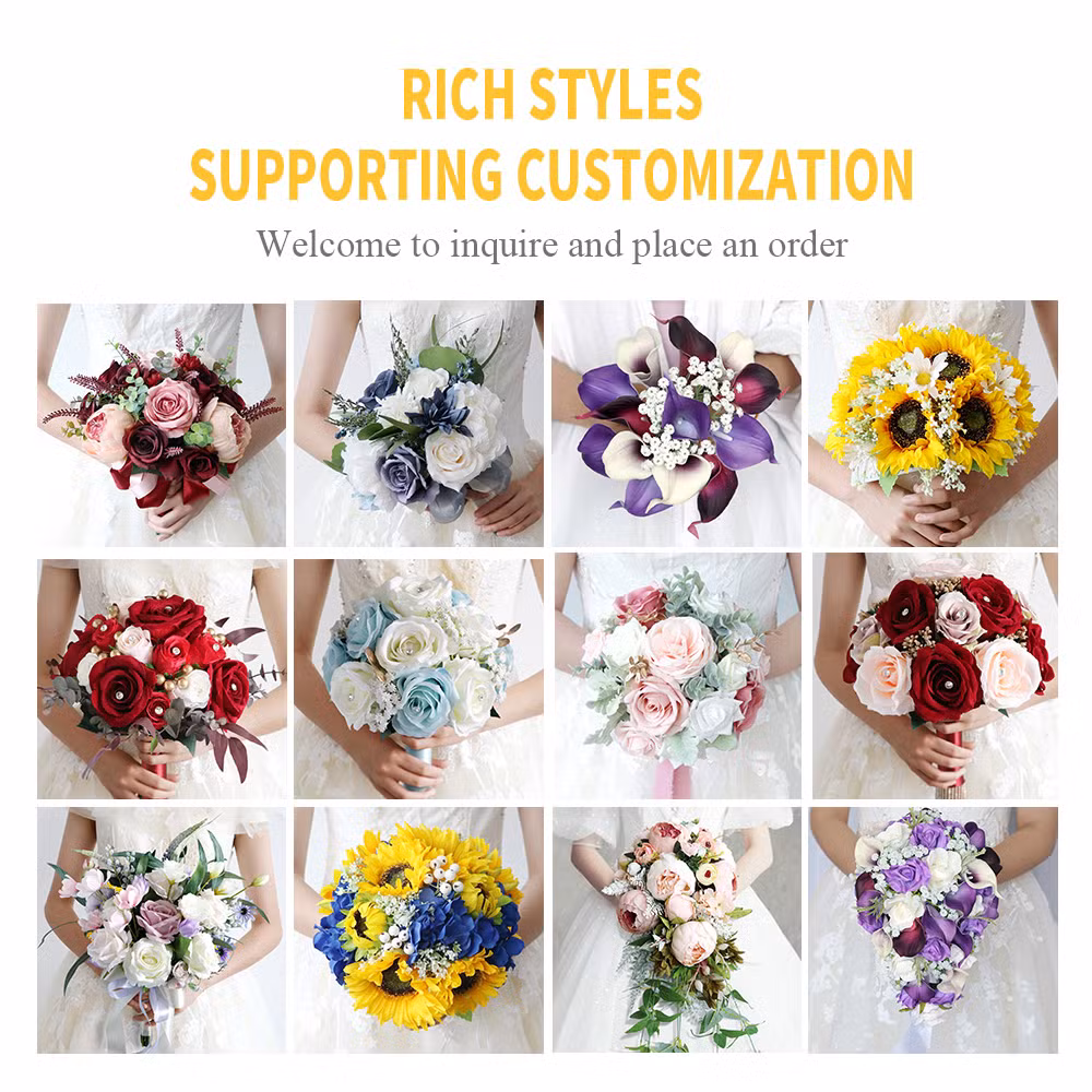 Elegant Cascading Floral Arrangement for Wedding Home Decor