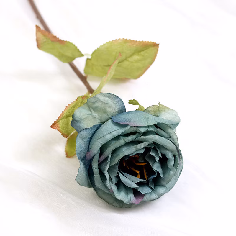 Simulation Rose with Burnt Edge Rose