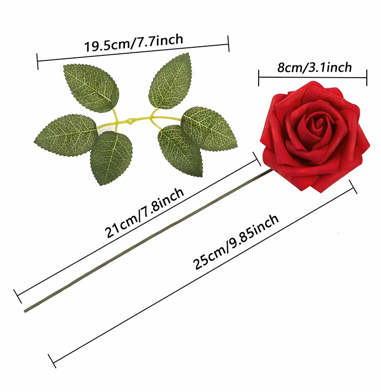 Purple Rose Flowers Box Multi-Colored Artificial Roses Home Decorative Flowers China Wholesale Artificial Foam Rose Flower