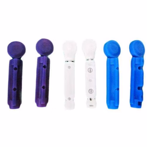 Factory Supply Hot Sale Multicolored Disposable Blood Sugar Test Needle Lancet Personal Sterile Lancets for Blood Sugar Test