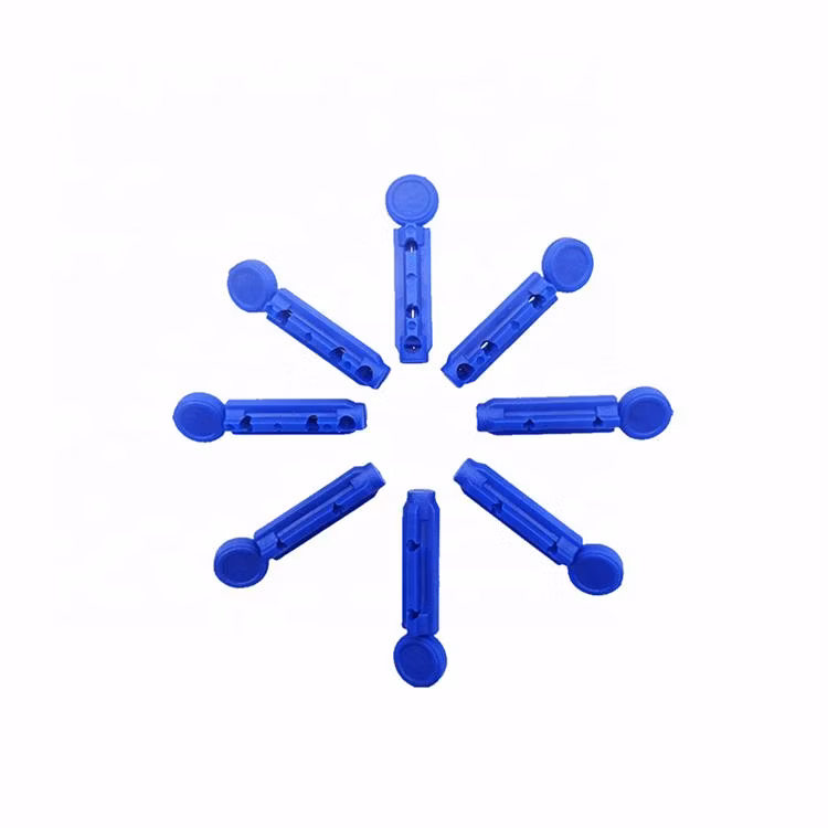 Factory Supply Hot Sale Multicolored Disposable Blood Sugar Test Needle Lancet Personal Sterile Lancets for Blood Sugar Test