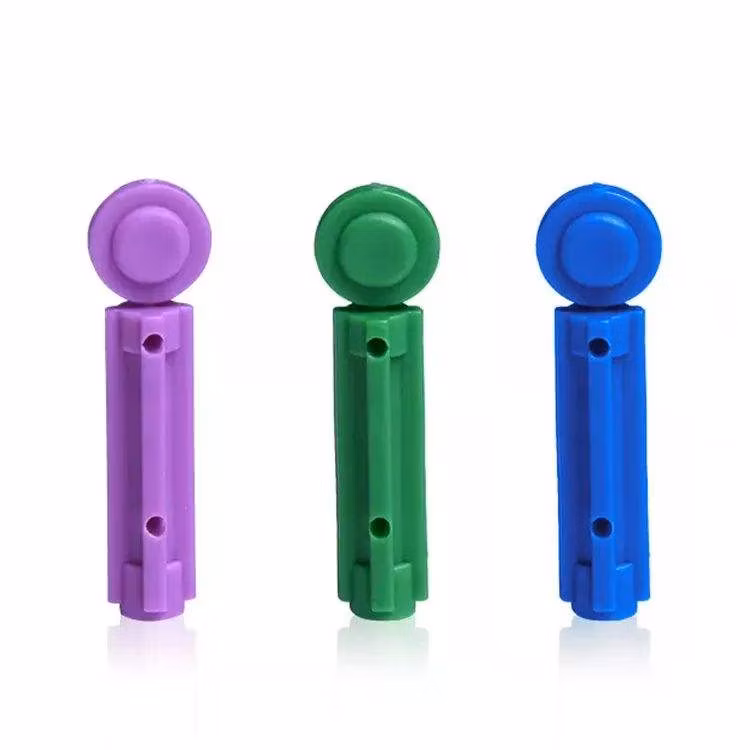 Factory Supply Hot Sale Multicolored Disposable Blood Sugar Test Needle Lancet Personal Sterile Lancets for Blood Sugar Test