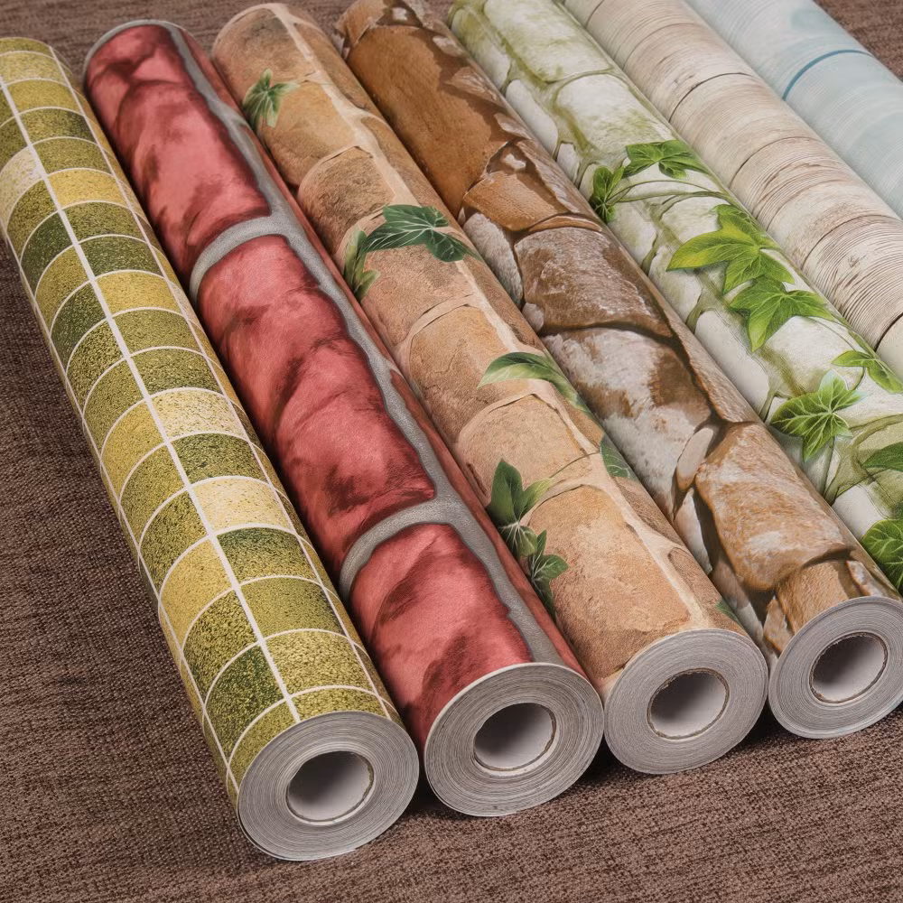 Jinyi Coffee Restaurant Hotel Home Design Removal Vinyl PVC Floral Peel and Stick Self Adhesive Wall Decor