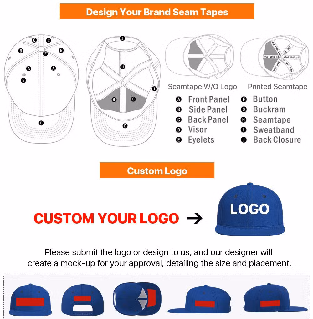 BSCI OEM Custom Logo 5 Panel Polyester Spandex Laser Cut Hole Gorras, Sports Baseball Cap, Waterproof Golf Dad Hat