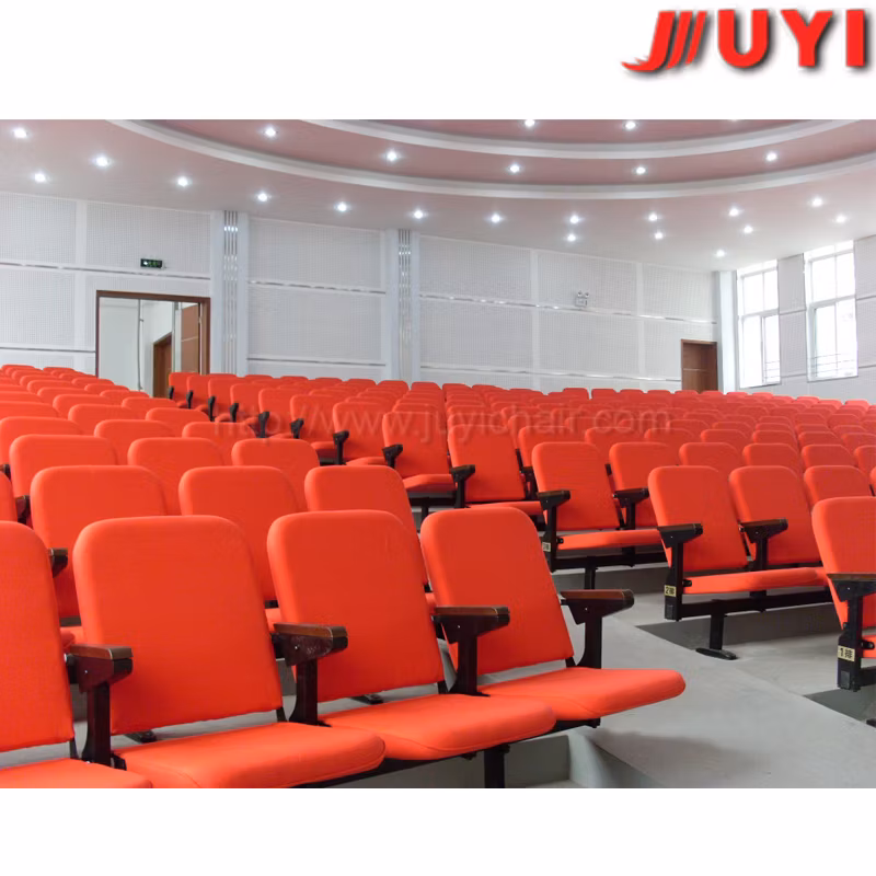 Chinese Maker for Conference Hall Folding Theater Furniture Flame Retardent Fabric Auditorium Upholstered Portable Chair