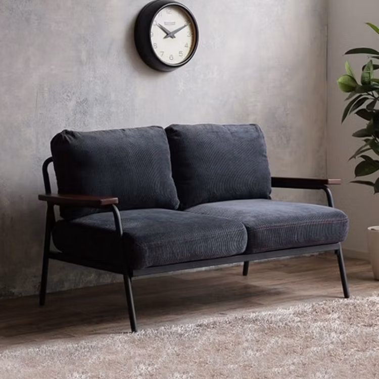 Japanese Vintage Loft Lounge Seating Bedroom Design Furniture Nightclub Sofa