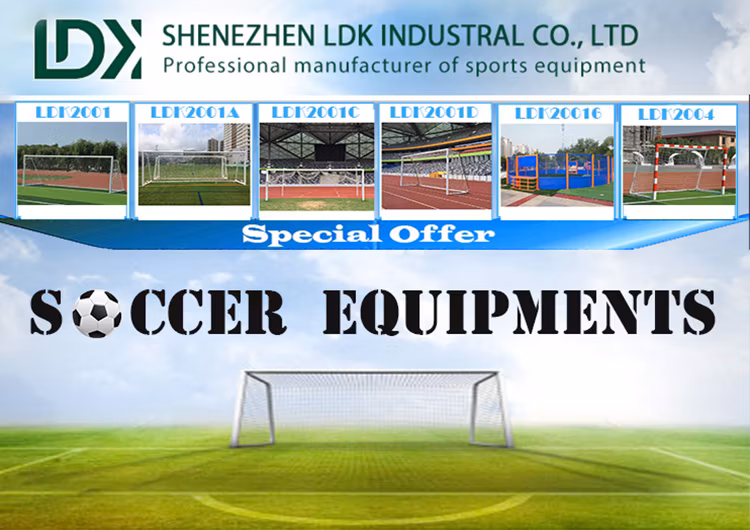 Professional Soccer Equipment 3.66X1.88m Aluminum Football Net Soccer Goal