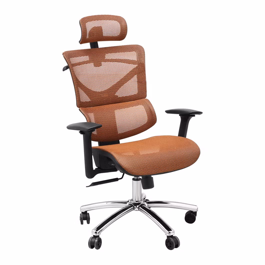 The High-End Luxury Nordic Office Chair Is Perfectly Designed, with Adjustable Fabric and Aluminum, Suitable for Senior Leaders and Teachers-Bar Chairs