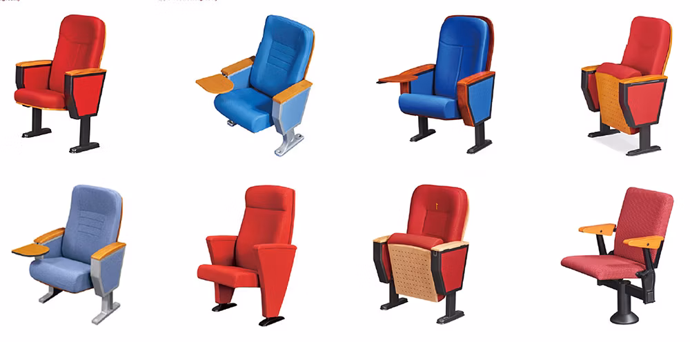 Factory Direct Sale New Design Custom Metal Stackable Auditorium Chairs for Church