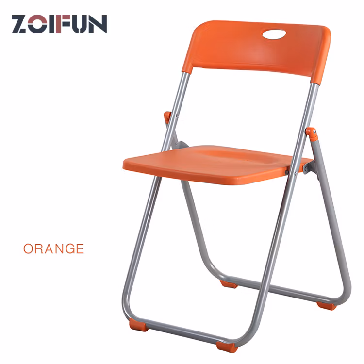 Folding New Design Outdoor School Garden Plastic PP Seating with Durable Frame Space Saving Chairs