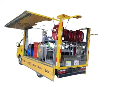 Sinotruk HOWO Ciy Vehicle Car Oil Maintenance Vehicle Truck with Compressor and Dispenser