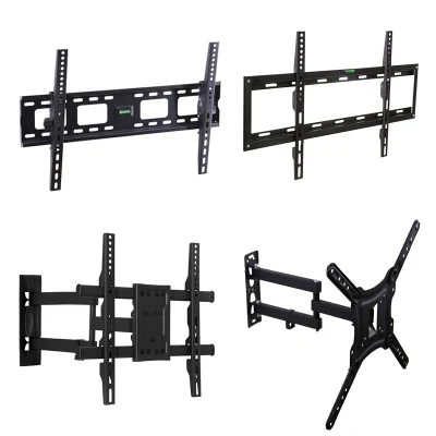 Vesa 600X400 Full Motion Telescopic TV Wall Mount Bracket 14" 26" 32" 37" 42" 46" 50" 55" 60" 65" 100" Hidden Fixed Swivel Tilt TV Mount Bracket