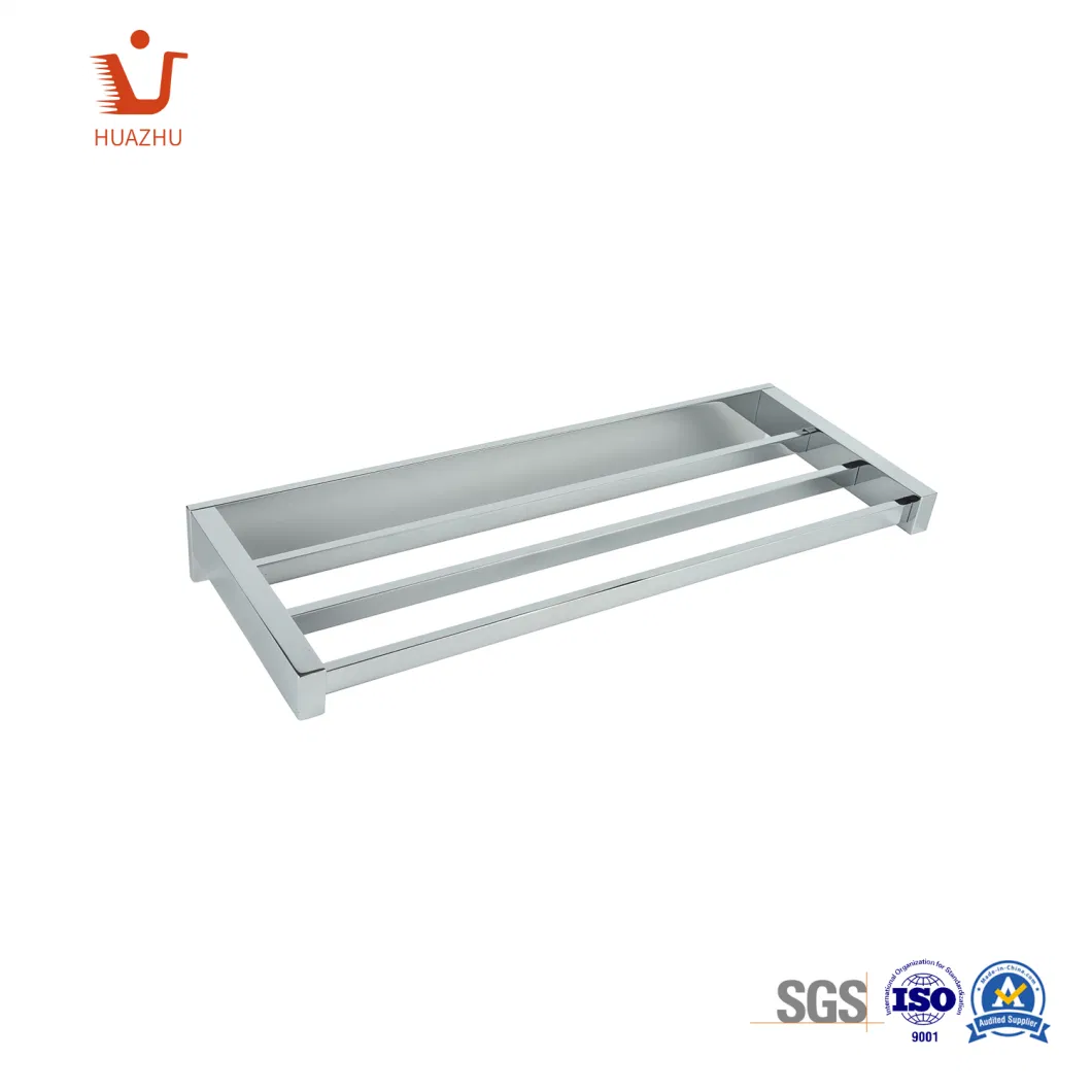 Wall Mounted Bathroom Accessories Zinc Alloy Towel Rack for Bathroom with Towel Bars Stainless Steel Towel Holder