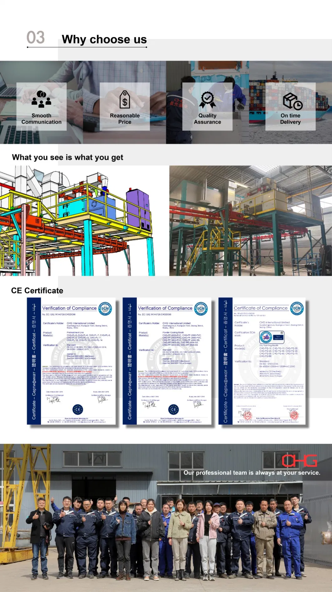 Powder Coating Line Coating System for Metal Shelves with Power&Free Conveyor