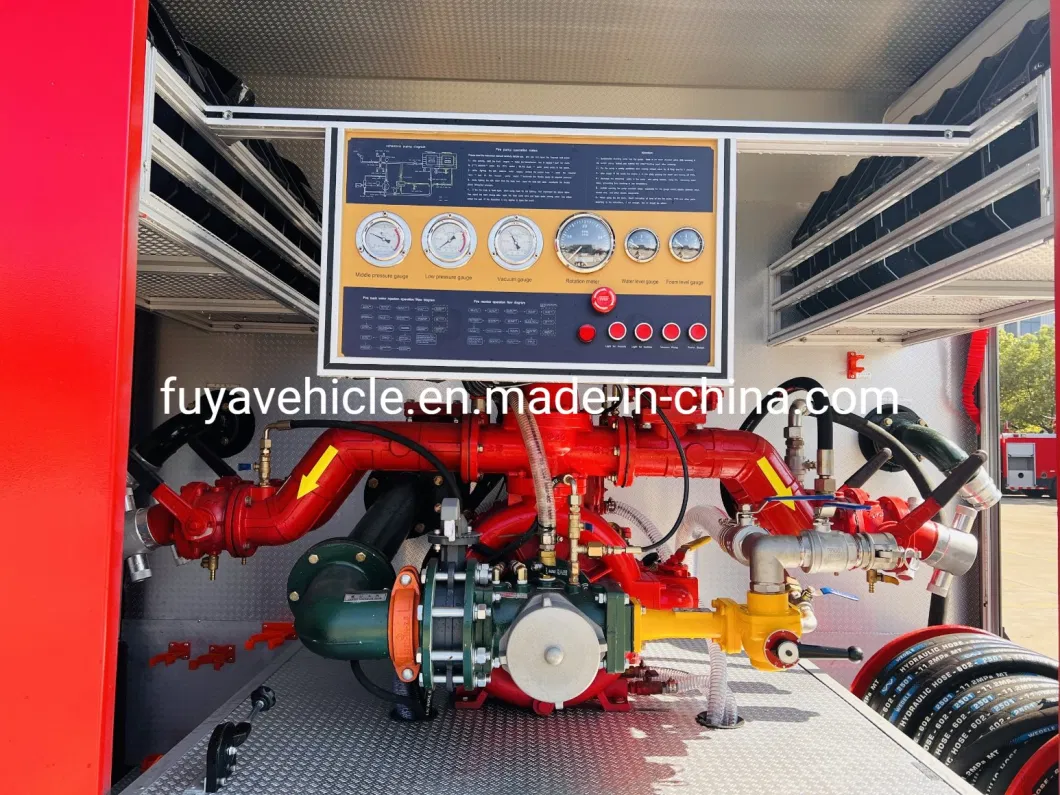 Sinotruk HOWO 4X2 Fire Engine Truck 5tons 5cbm 5000liters Water Tank Fire Rescue Truck with 5 Tons Powerful Crane for Sale