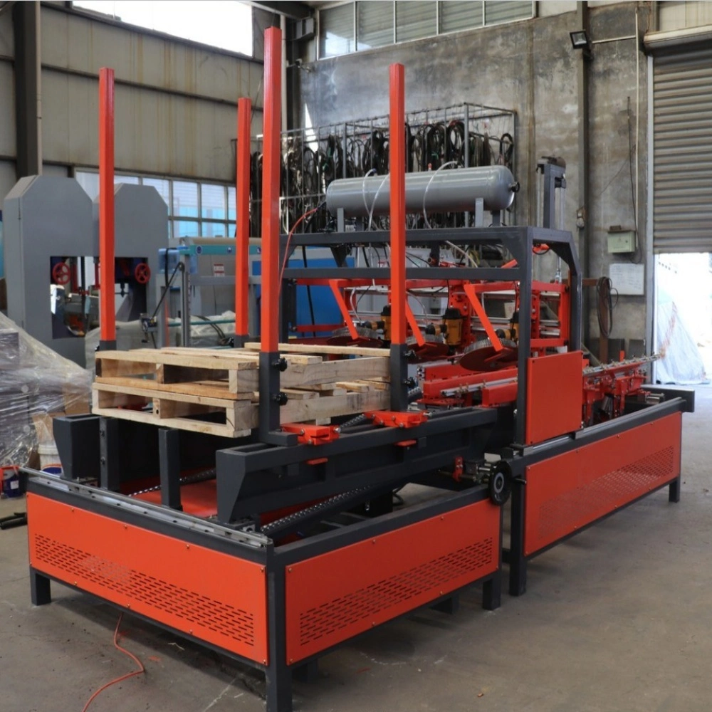 Euro Wood Pallet Dispenser Packing Handling Machine