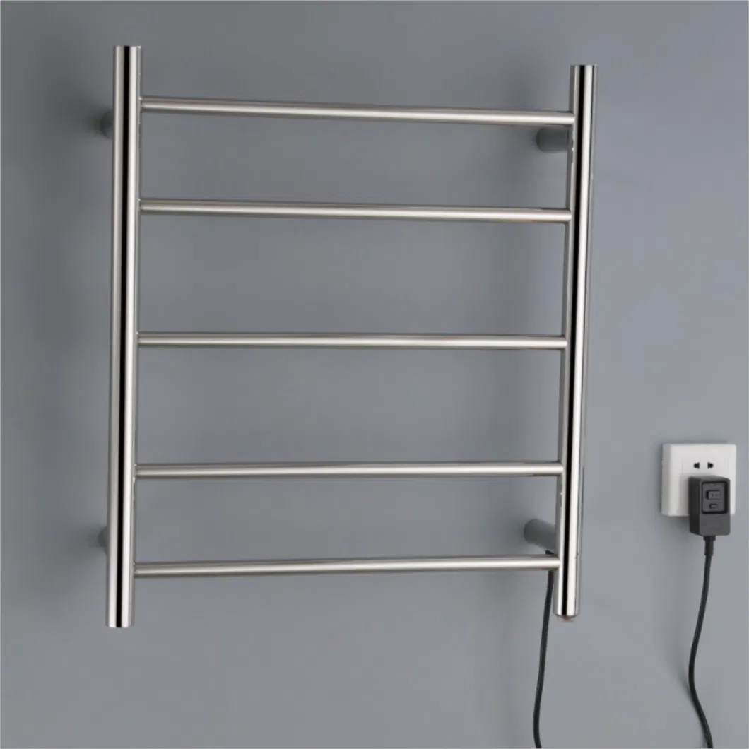 Stainless Steel Towel Warmer Wall-Mounted Electric Towel Rack for Bathrooms