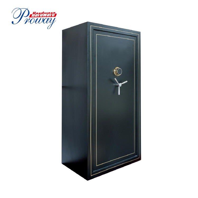 18 Rifles Fireproof Gun Safe with 3 Spoke Handle Gun Cabinet Refile