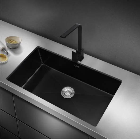 Best-Selling Undermount Sink Stainless Steel Brush Single Bowl Sink with Accessories for Kitchen